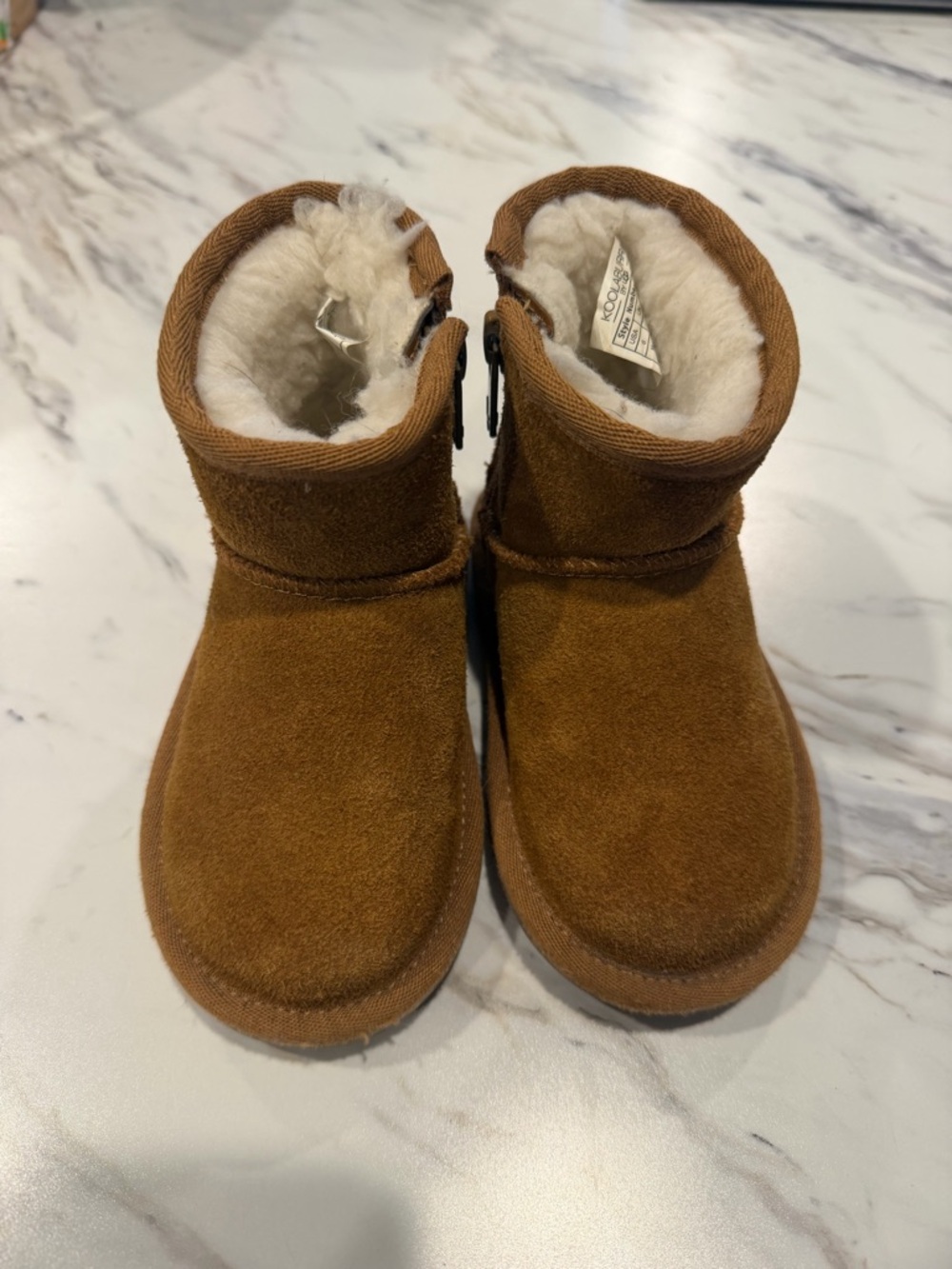 Koolaburra Kids Shearling-Lined Boots - Brown
